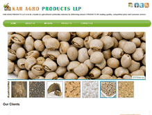 Tablet Screenshot of karagroproducts.com